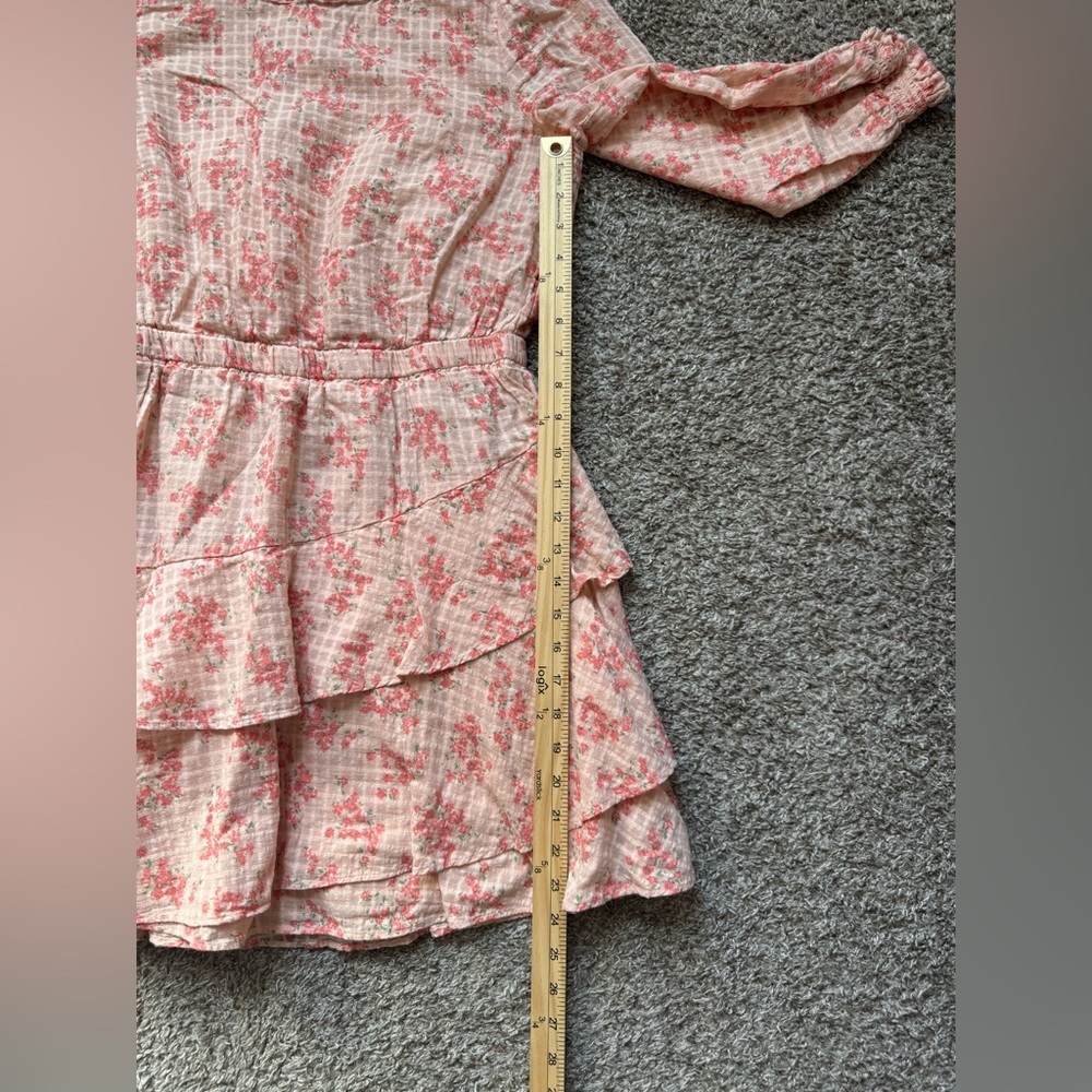 LOFT Meadow Tiered Ruffle Mini Dress - Picture 9 of 14